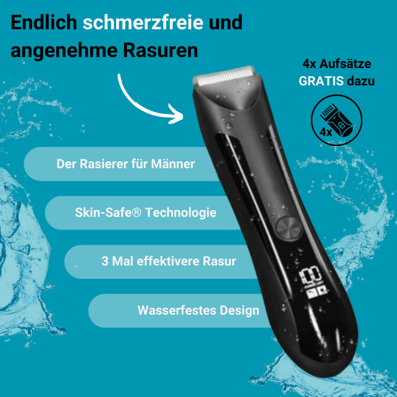 Menshave - Trimmen und rasieren unter der Dusche