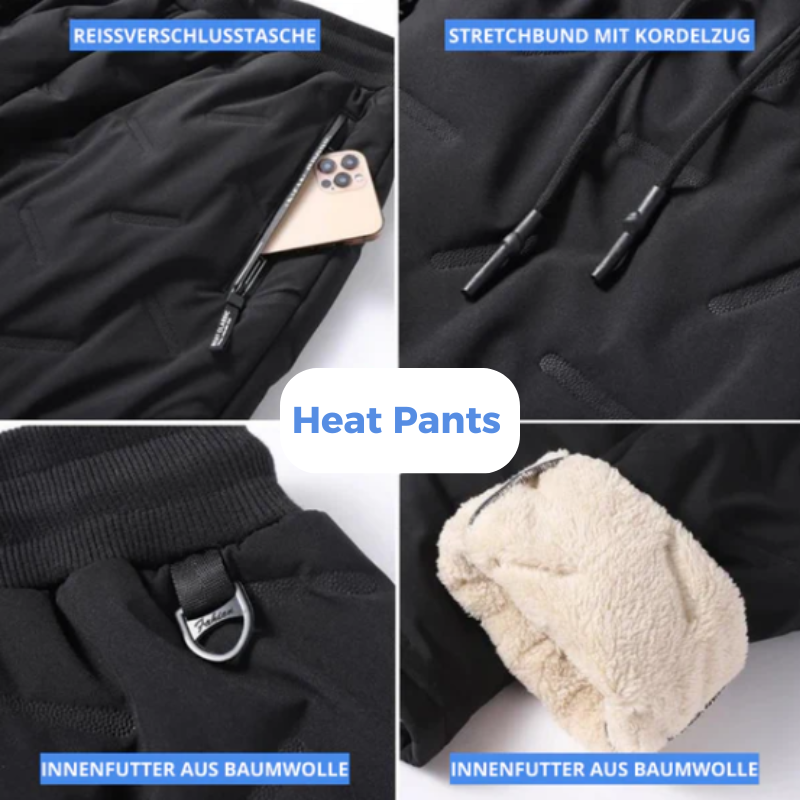 Heat Pants - Gefütterte Thermohose für kalte Tage